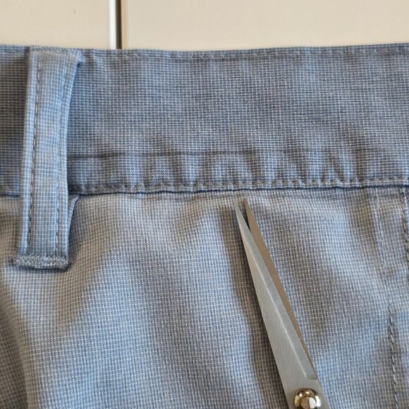 Travis Mathew Shorts Mens US 36 Heathered Blue Golf Ripstop Stretch Lightweight - Picture 12 of 14